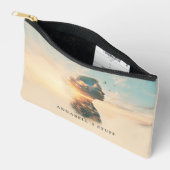 Romantic Woman Nature Silhouette Custom  アクセサリーポーチ (見開き)