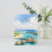 Romantic You & Me Maldives Resort, Maldives Travel ポストカード (スタンド正面)