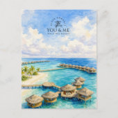 Romantic You & Me Maldives Resort, Maldives Travel ポストカード (正面)