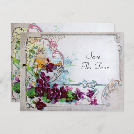 ROMANTICA 4日付を保存 案内ポストカード (正面/裏面)