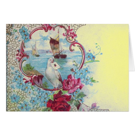 ROMANTICA、BLUE YELLOW PINK BLUEフローラ（鳩あり） (正面横)