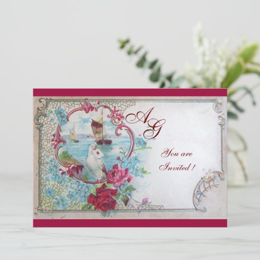 ROMANTICA MONOGRAM、赤白青 招待状 (スタンド正面)