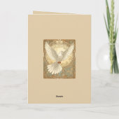 Romantically Nostalgic Peace Dove Greeting Card シーズンカード (裏面)