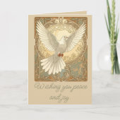 Romantically Nostalgic Peace Dove Greeting Card シーズンカード (正面)