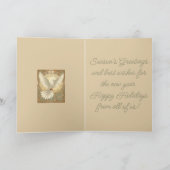 Romantically Nostalgic Peace Dove Greeting Card シーズンカード (内部)