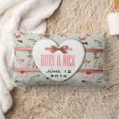 RomanticCharmヴィンテージ結婚フローラのコレクション ランバークッション (ブランケット)