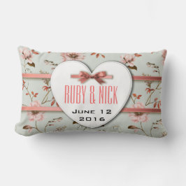 RomanticCharmヴィンテージ結婚フローラのコレクション ランバークッション