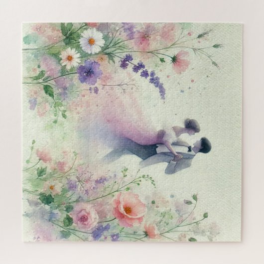 Romantik Wedding 1 ジグソーパズル (横)