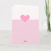 Romantische Aquarell Liebeskarte mit Paar, Schatte カード (裏面)