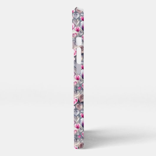 Romantische Herzen 6 iPhoneケース (左側面)