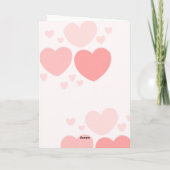 Romantische Liebeskarte You & Me mit Paar im Aquar カード (裏面)