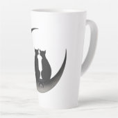 Romantisme Mystique sous un Croissant de Lune 🌙🐾 カフェラテマグ (右アングル)