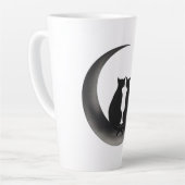 Romantisme Mystique sous un Croissant de Lune 🌙🐾 カフェラテマグ (左アングル)