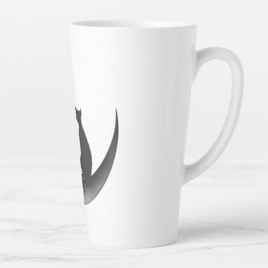 Romantisme Mystique sous un Croissant de Lune 🌙🐾 カフェラテマグ (右)