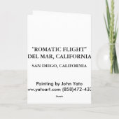 ROMATIC飛行、DEL MARカリフォルニア カード (裏面)