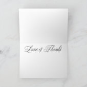 Romatic Script結婚のサンキューカード サンキューカード (内部)