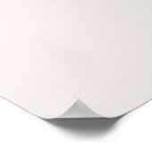 Romatic Wedding Welcome Sign ポスター (角)