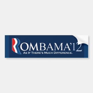 Rombama 2012年: 多くの相違があるように バンパーステッカー