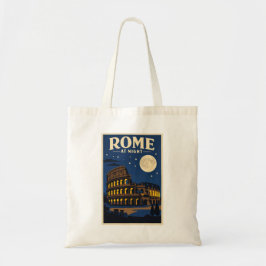 Rome at Night Tote Bag | Vintage Colosseum Travel  トートバッグ