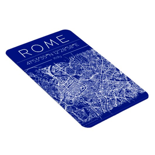 Rome Blueprint City Map Magnet マグネット (右側)