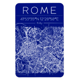 Rome Blueprint City Map Magnet マグネット