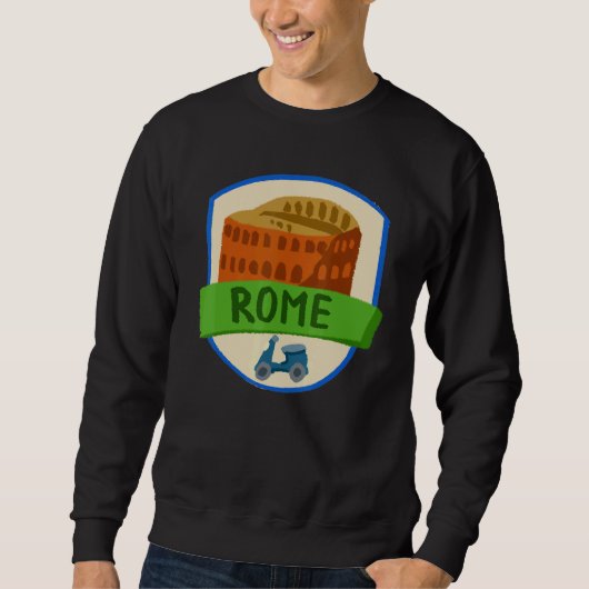Rome City Italy souvenir  for men women 8 スウェットシャツ (正面)