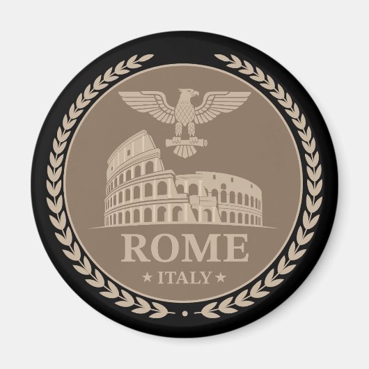 Rome Colosseum Italy Europe マグネット (正面)