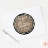 Rome Colosseum Italy Europe ラウンドシール (封筒)