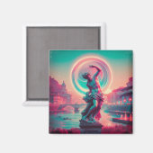 Rome | Ethereal Dreamy Urban Vaporwave Retrowave マグネット (正面/裏面)