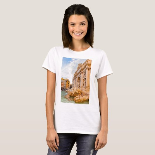 Rome Fontaine de Trevi Tシャツ (正面フル)