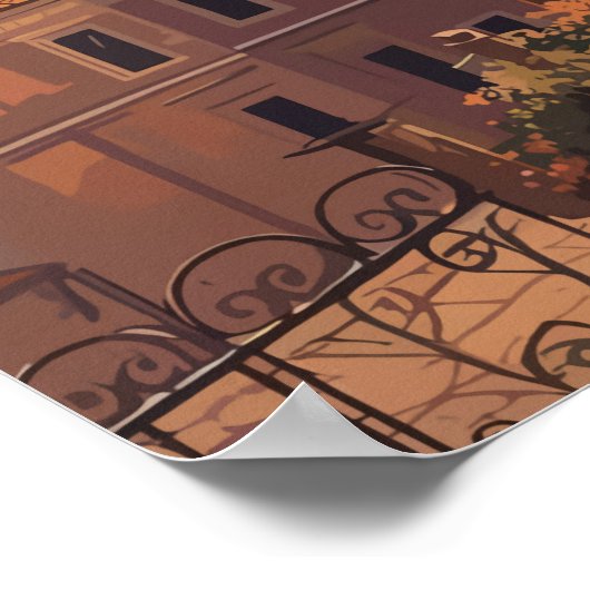 Rome, Italy ポスター (角)