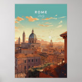 Rome, Italy ポスター (正面)