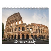 Rome-Italy Calendar カレンダー (カバー)