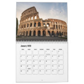 Rome-Italy Calendar カレンダー (1月 2026)