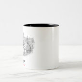 Rome - Italy - City Centre ツートーンマグカップ (中央)