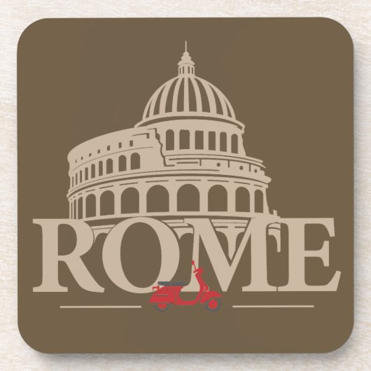 Rome Italy Europe コースター (正面)