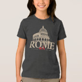 Rome Italy Europe トライブレンドＴシャツ (正面)