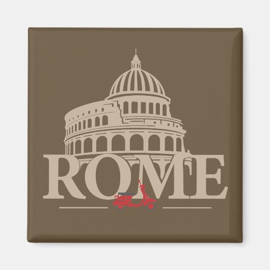 Rome Italy Europe マグネット (正面)