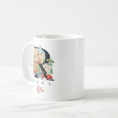 Rome Italy Monogram Letter R Personalized Gift コーヒーマグカップ (正面左)