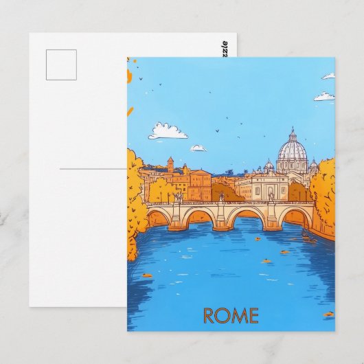 Rome Italy Travel ポストカード (正面/裏面)