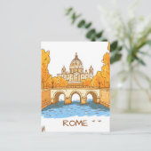 Rome Italy Travel ポストカード (スタンド正面)