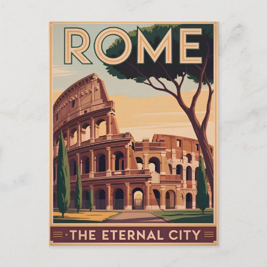 Rome Italy vintage ポストカード (正面)