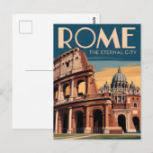 Rome Italy vintage ポストカード (正面/裏面)