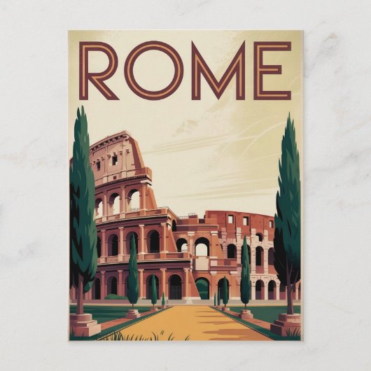 Rome Italy vintage ポストカード (正面)