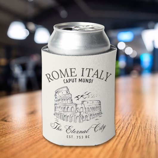 Rome Italy Vintage Landscape Roman Colosseum 缶クーラー