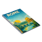 Rome Italy Vintage Travel ノートブック (右側)