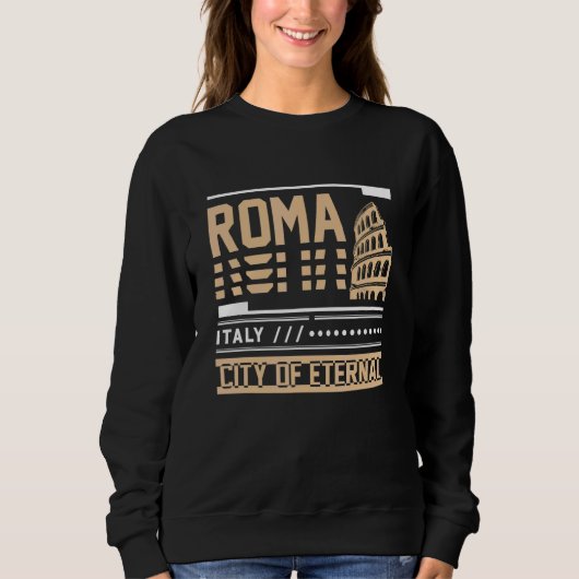 Rome Roma Italy スウェットシャツ (正面)