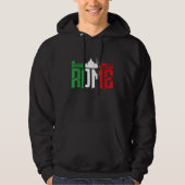 Rome Skyline     Italy       For All Italians パーカ (正面)
