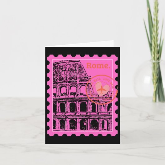 Rome Stamp Sticker  カード (正面)