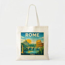 Rome Travel Poster Tote Bag トートバッグ